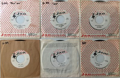 Lot 173 - JAN RECORDS - R&R/ ROCKABILLY 7" PACK