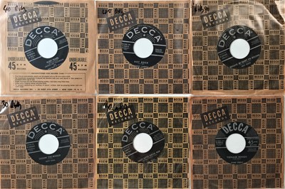 Lot 223 - DECCA - 7" ROCKABILLY RARITIES