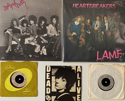 Lot 179 - NEW YORK DOLLS/HEARTBREAKERS - LPs/7" RARITIES
