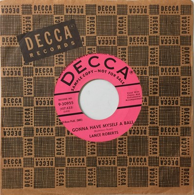 Lot 234 - LANCE BALL - GONNA HAVE MYSELF A BALL 7" (DECCA PROMO 9-30955)