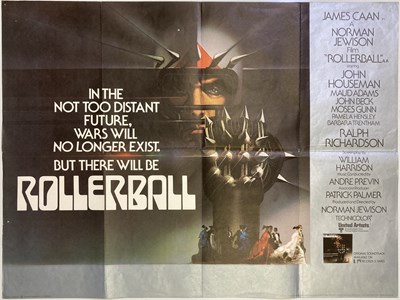 Lot 124B - ROLLERBALL (1975) ORIGINAL UK QUAD POSTER.
