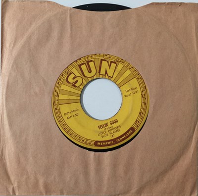 Lot 244 - LITTLE JUNIOR'S BLUE FLAMES - FEELIN' GOOD 7" (BLUES - SUN 187)