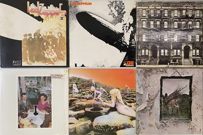 Lot 192 - LED ZEPPELIN - STUDIO LPs (WITH OG/EARLY UK PRESSINGS)