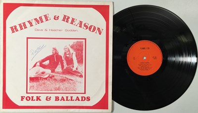 Lot 202 - DAVE & HEATHER GODDEN - RHYME & REASON LP (FLAMS LTD - PR 1063)