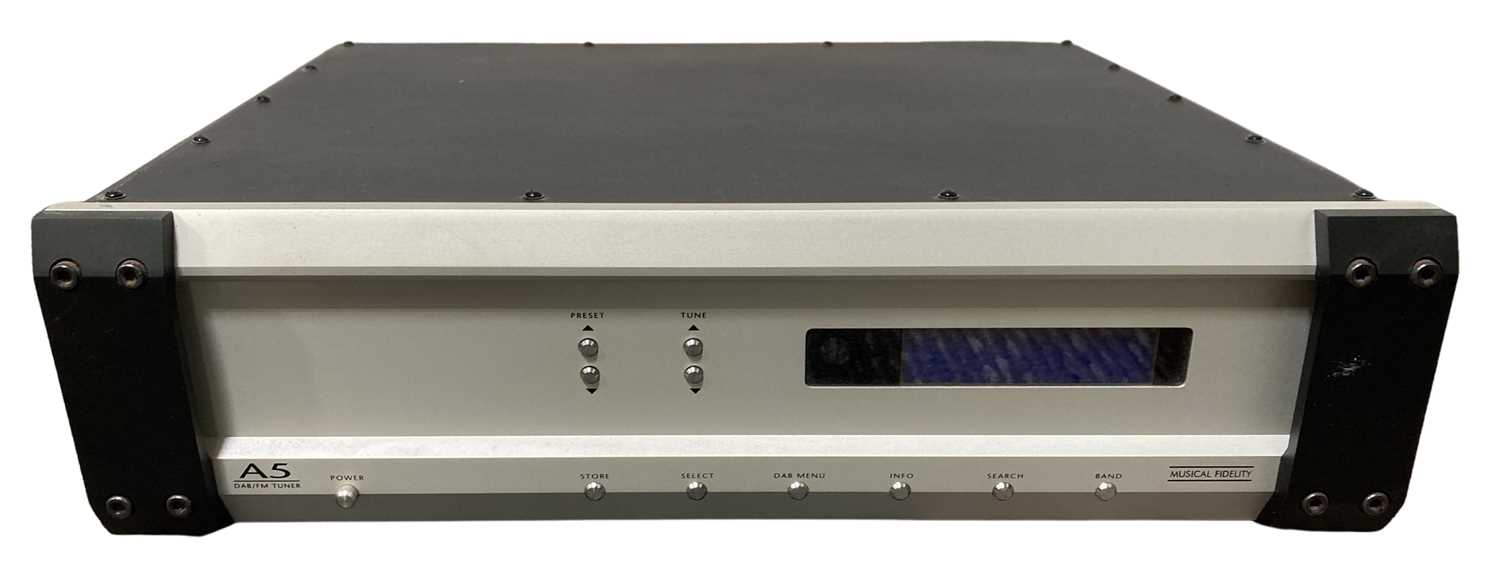Lot 12 - MUSICAL FIDELITY A5 UPSAMPLING 192KHZ DAB/FM TUNER.