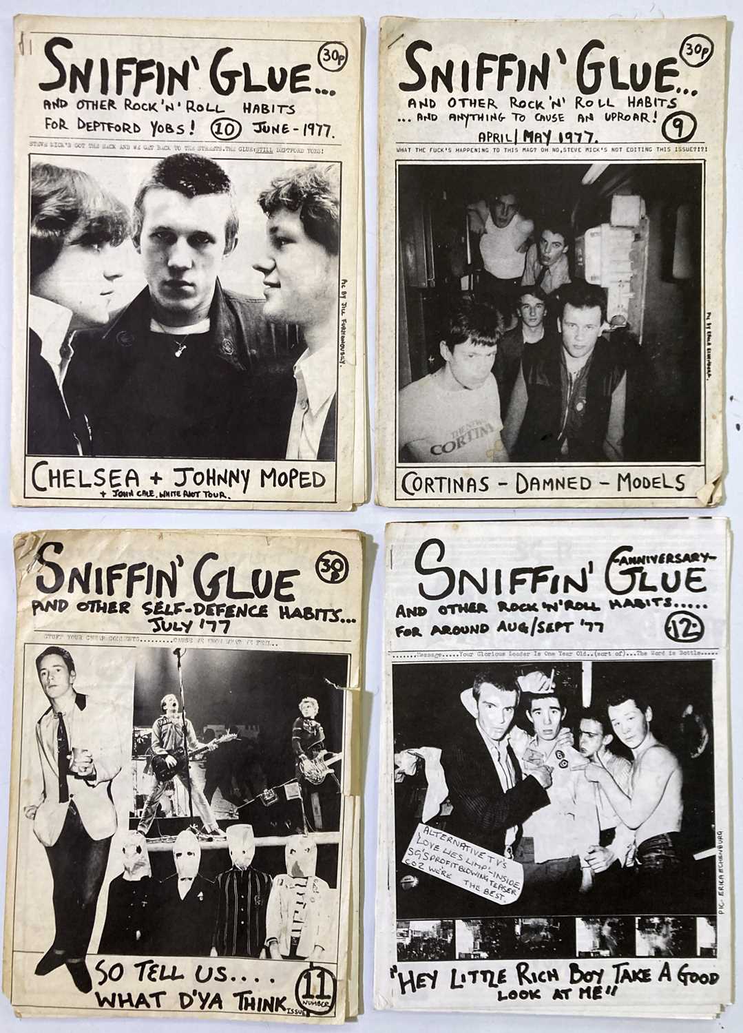 Lot 480 - SNIFFIN' GLUE FANZINES.