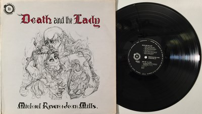Lot 215 - MICHAEL RAVEN & JOAN MILLS - DEATH AND THE LADY LP (ORIGINAL UK COPY - FOLK HERITAGE RECORDINGS FHR 047)
