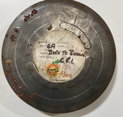 Lot 507 - APPLE / THE BEATLES INTEREST - BORN TO BOOGIE APPLE FILMS CANISTER.