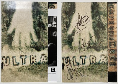 Lot 46 - DEPECHE MODE - SIGNED ULTRA PRESS BOOK.
