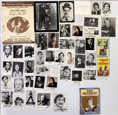 Lot 87D - COMEDIANS - SIGNED ITEMS.