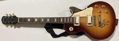 Lot 37 - FRANNY BEECHER (BILL HALEY & THE COMETS) SIGNED EPIPHONE LES PAUL.