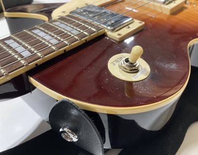 Lot 37 - FRANNY BEECHER (BILL HALEY & THE COMETS) SIGNED EPIPHONE LES PAUL.
