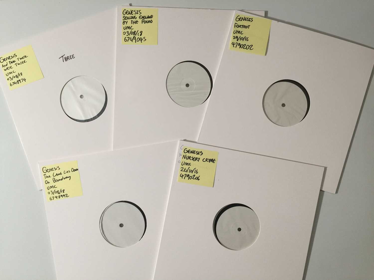 Lot 168 - GENESIS - LP COLLECTION (UMC RELEASES 2016/2018)