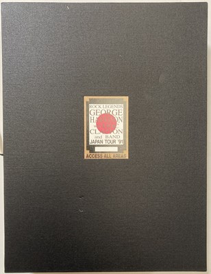 Lot 509 - GEORGE HARRISON & ERIC CLAPTON LIVE IN JAPAN GENESIS BOOK.
