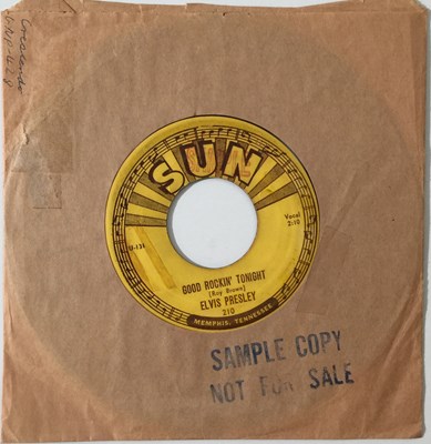 Lot 251 - ELVIS PRESLEY - GOOD ROCKIN' TONIGHT 7" (ORIGINAL US COPY - SUN 210 - SAMPLE)