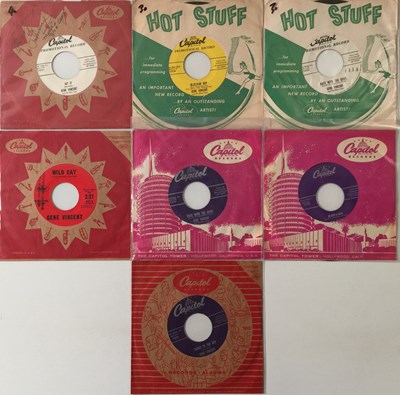 Lot 181 - GENE VINCENT - 7" CAPITOL PACK (INC PROMOS)