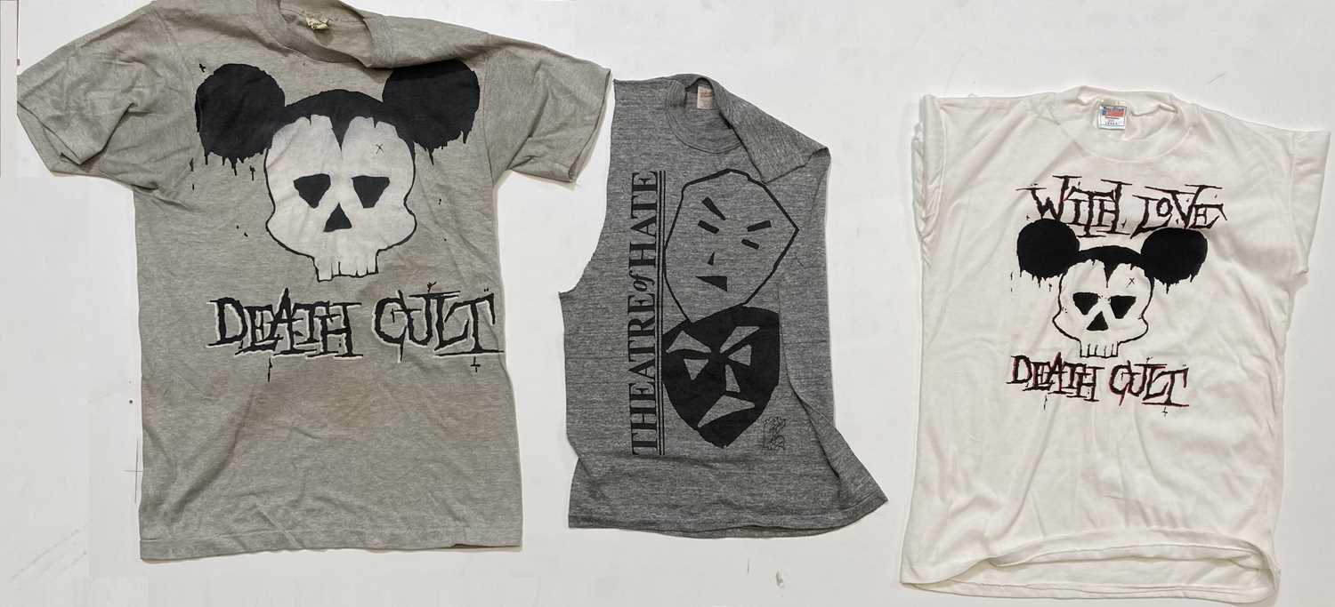 Lot 593 - THE CULT / BILLY DUFFY - OWNED AND WORN T-SHIRTS.