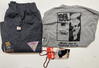 Lot 596 - THE CULT / BILLY DUFFY - BILLY DUFFY'S BILLY IDOL TOUR CLOTHING.