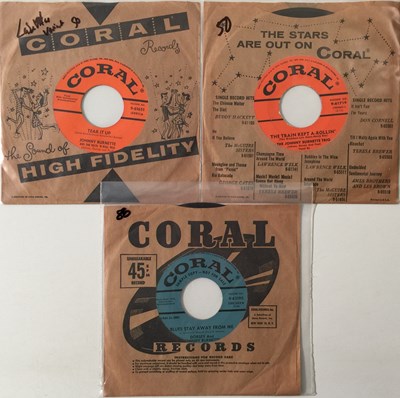 Lot 192 - JOHNNY BURNETTE - 7" CORAL RARITIES