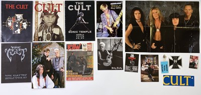 Lot 604 - THE CULT / BILLY DUFFY - PROGRAMMES / PASSES AND SIGNED ITEMS.