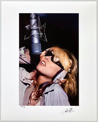 Lot 199 - MARTYN GODDARD - DEBBIE HARRY PHOTO PRINT.