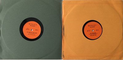 Lot 265 - THE JESTERS/PARAGONS - ORIGINAL US WINLEY RECORDS 10" 78RPM RECORDINGS