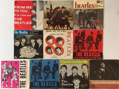 Lot 43 - THE BEATLES - SWEDISH & NORWEGIAN 7'' COLLECTION