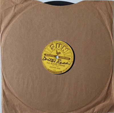 Lot 282 - DOCTOR ROSS - SUN 212 SIGNED - THE BOOGIE DISEASE - ORIGINAL US 10" 78RPM RECORDING