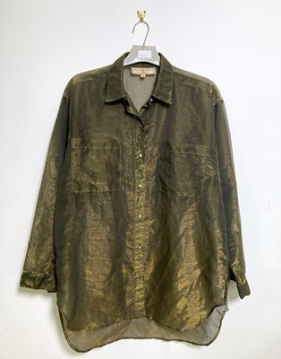 Lot 448 - THE FALL / MARK E. SMITH - OWNED AND STAGE WORN SHIRT.