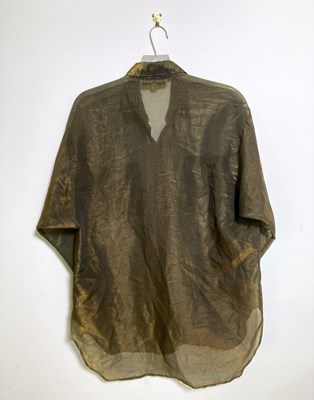 Lot 448 - THE FALL / MARK E. SMITH - OWNED AND STAGE WORN SHIRT.