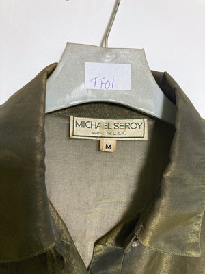Lot 448 - THE FALL / MARK E. SMITH - OWNED AND STAGE WORN SHIRT.