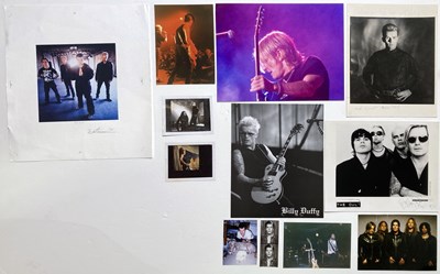 Lot 605 - BILLY DUFFY / THE CULT - COLLECTABLE PHOTO PRINTS AND SIGNED ITEMS.