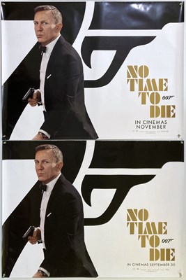 Lot 124D - JAMES BOND - NO TIME TO DIE UK QUAD POSTERS.