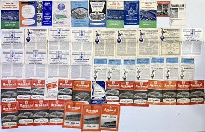Lot 52A - FOOTBALL PROGRAMMES - FA CUP FINALS / SPURS / ARSENAL.