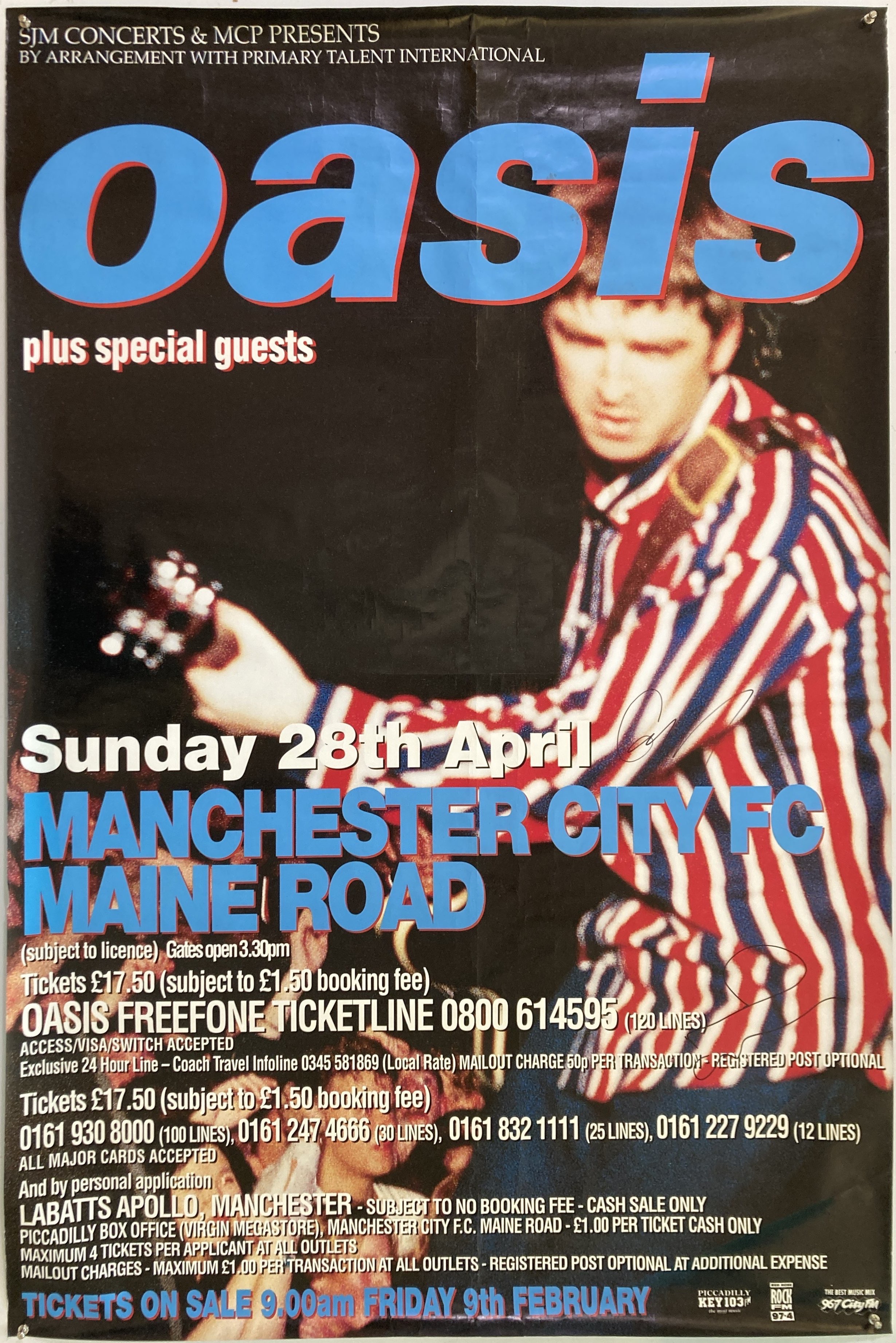 Lot 458 - OASIS POSTERS INC MAINE RD SIGNED.