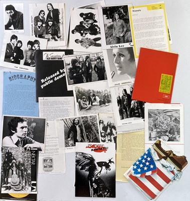 Lot 63 - PRESS KIT ARCHIVE - 1970S PYSCH /PROG.