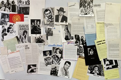 Lot 66 - PRESS KIT ARCHIVE - 1970S BANDS.