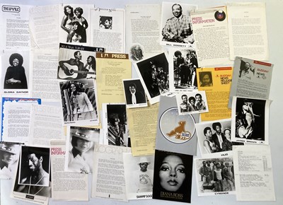 Lot 75 - PRESS KIT ARCHIVE - SOUL, FUNK AND REGGAE.
