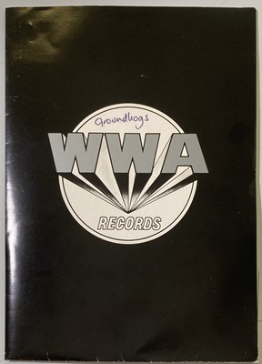 Lot 76 - PRESS KIT ARCHIVE - GROUNDHOGS - AN ORIGINAL WWA PRESS KIT.