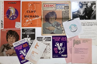 Lot 146 - CAT STEVENS - TOUR EPHEMERA INC HANDBILLS.