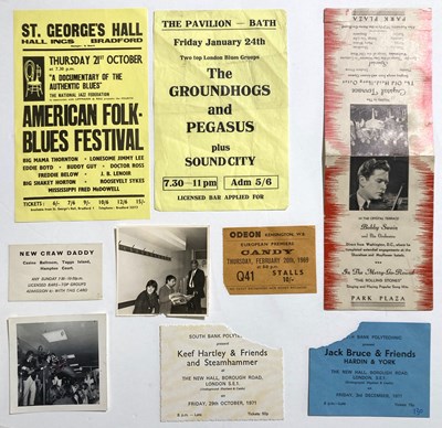 Lot 147 - 1960S HANDBILLS AND TICKETS - AMERICAN FOLK BLUES FESTIVAL / JACK BRUCE.