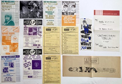 Lot 148 - 1960S NEW RELEASE HANDBILLS.