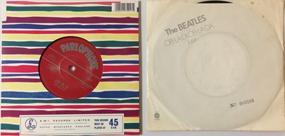 Lot 65 - THE BEATLES - OB-LA-DI, OB-LA DA & LOVE ME DO - 7'' - COLLECTABLE PRESSINGS