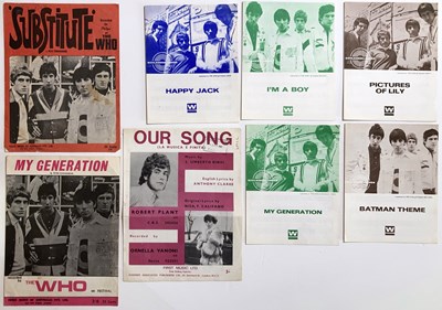 Lot 152 - THE WHO - ORIGINAL SHEET MUSIC.