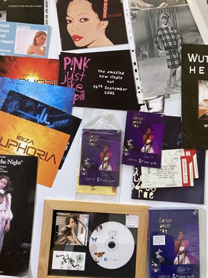 Lot 122 - POP ARTISTS AUTOGRAPHS AND PROMO ITEMS.