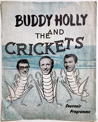 Lot 389 - BUDDY HOLLY AND THE CRICKETS - A RARE 1958 TOUR PROGRAMME.