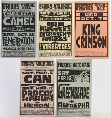 Lot 170 - THE FRIARS AYLESBURY - FLYER ARCHIVE - PROG.