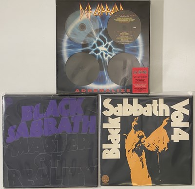 Lot 991 - BLACK SABBATH/DEF LEPPARD - VERTIGO SWIRL LPs/CD BOX SET