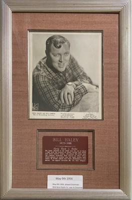 Lot 395 - BILL HALEY - SIGNED PIECE.
