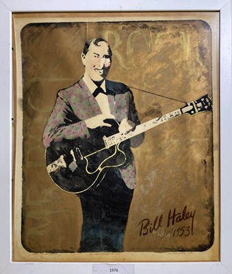 Lot 431 - BILL HALEY - DAVID OXTOBY SIGNED ORIGINAL WORK.